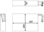 Mahle Ae 86 000S - Evaporatore Oe 64118385560, Impianto Di Climatizzazione Per X5 (E53), Serie 5 (E39)
