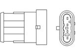 Magneti Marelli 466016355095 - Sonda Lambda Oe 46521170 Per Brava, Bravo, Marea, Palio, Punto, Siena
