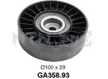 Snr GA358.93 - Puleggia Folle Oe 60602136, Cinghia A V Per 145 (930), 146 (930), 147 (937), 155 (167), 156 (932), 166 (936), Gt (937), Gtv (916), Spider (916)