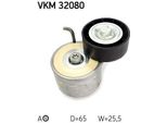 Skf Vkm 32080 Spannrolle, Keilrippenriemen Oe 46819146 Kompatibel Mit Mito, 500, 500C, 500L, 500X, Doblo, Fiorino, Grande Punto, Idea, Linea, Palio, Panda, Punto, Qubo, Siena, Strada, Tipo, Ka, Musa, Ypsilon