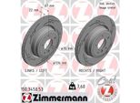 Zimmermann 150.3450.53 - Disco Freno Per X5 (E70), X5 (F15, F85), X6 (E71), X6 (F16)