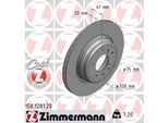 Zimmermann 150.1281.20 - Disco Freno Per Serie 7 (E38)