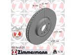 Zimmermann 150.3449.20 - Disco Freno Per X5 (E70), X5 (F15, F85), X6 (E71)