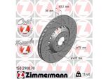 Zimmermann 150.2908.70 - Disco Freno Per Serie 5 (F10), Serie 6 (F12), Serie 6 (F13), Serie 6 (F06)