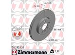 Zimmermann 150.2929.20 - Disco Freno Per Serie 1 (F40), Serie 2 (F45), Serie 2 (F46), X1 (F48), X2 (F39), F57, F54, F60