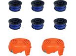 Inf Set Di Bobina E Coperchio Di Ricambio Per Tagliabordi Black+Decker