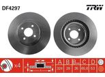Trw DF4297 - Disco Freno Oe 1M50 1125 Aa Per Focus (Daw, Dbw)