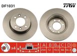 Trw DF1031 - Oe 77 01 467 306 Disco Freno Per Espace Ii (J)