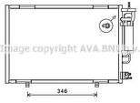 Prasco FD5490D - Oe 1717509 Condensatore Aria Condizionata Con Essiccatore Per Fiesta Vi