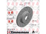 Zimmermann 150.3476.70 - Disco Freno Per Serie 5 (E60), Serie 5 (E61), Serie 6 (E63), Serie 6 (E64)