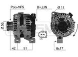 Era 210440A - Alternatore Oe 1541451 Per Kuga I, C30 (533), C70 Ii Cabriolet (542), S40 Ii (544), V50 (545)