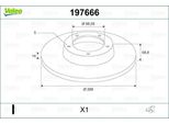 Valeo 197666 - Oe 1764283 Disco Freno, Asse Posteriore Per Tourneo Custom, Transit Custom, Transit V363
