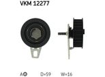 Skf Vkm 12277 - Puleggia Tenditore Oe 55221253, Cinghia Di Distribuzione Per 145 (930), 146 (930), 147 (937), 155 (167), 156 (932), 166 (936), Gt (937), Gtv (916), Spider (916)