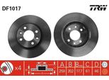 Trw DF1017 - Oe 77 00 715 081 Disco Freno Per Espace Ii (J)