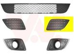 Van Wezel Griglia Di Ventilazione Paraurti Per Ford Fiesta Mk5 Hatchback (JH1, JD1, JH3, JD3) Senza Foro/Fori Per Fendinebbia