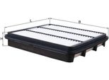 Mahle Lx 2907 - Filtro Aria Oe 96328718 Per Epica (KL1)