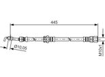 Bosch 1 987 481 386 - Oe 96 387 196 Tubo Freno Per Lacetti (J200)