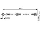 Bosch 1 987 481 383 - Tubo Freno Oe 96 397 200 Per Lacetti (J200)