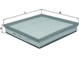 Filtro Aria Mahle Lx 3888 Per Opel Astra J Sports Tourer (P10) Cartuccia Filtrante