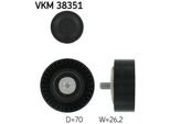 Skf Vkm 38351 - Oe 11 28 1 440 237 Puleggia Folle, Cinghia A V Per X5 (E53), Serie 7 (E65), Serie 6 (E64), Serie 6 (E63), Serie 5 (E61), Serie 5 (E60)