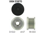 Skf Vkm 03870 Ruota Libera Alternatore Oe 12317516099 Compatibile Con 1Er E81, 1Er E87, 1Er E88, 1Er E82, 3Er E46, 3Er E90, 3Er E92, 3Er E91, Z4Er E85