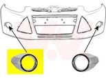 Van Wezel 1945598 - Oe 1694984 Fascia Paraurti Anteriore, Destra Per Focus Iii