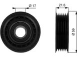 Gates T36189 - Oe A1662020319 Puleggia Folle, Cinghia A V Per Classe A (W168), Classe A (W169), Classe B (W245), Vaneo (414)