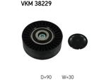 Skf Vkm 38229 - Oe 11 28 7 557 851 Puleggia Folle, Cinghia A V Per Serie 3 (E91), Serie 3 (E92), Serie 3 (E93), Serie 3 (E90), Serie 1 (E82), Serie 1 (E88)