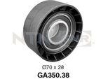 Snr GA350.38 - Oe 11 28 1 731 220 Puleggia Tenditore, Cinghia A V Per Serie 7 (E38), Serie 5 (E39), Serie 3 (E36)