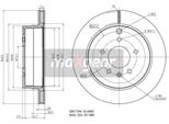 Maxgear 19-2370 - Oe 48 01 857 Disco Freno, Asse Posteriore Per Captiva, Equinox, Antara (L07)