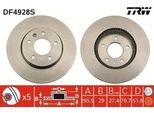 Trw DF4928S - Disco Freno Oe 96625948 Per Captiva, Antara (L07)