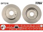 Trw DF7218 - Disco Freno Oe 24537780 Per Lacetti (J200)