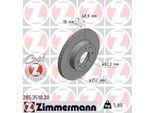 Zimmermann 285.3510.20 - Disco Freno Per I10 (Ba, Ia), I10 (AC3, AI3), I10 (Pa), Picanto (Sa)