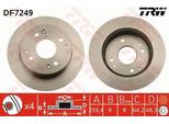 Trw DF7249 - Disco Freno Oe 42510 S84 A50 Per Accord Vi