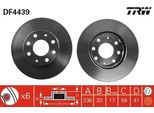 Trw DF4439 - Disco Freno Oe 96574633 Per Spark (M300), Spark (M200, M250), Matiz (M200, M250), Aveo (T250, T255), Aveo (T200)