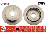 Trw DF6024 - Disco Freno Oe 48 04 637 Per Captiva, Equinox, Antara (L07)