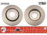 Trw DF4550 - Disco Freno Oe 4721820AF Per Voyager Iv