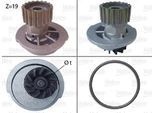 Valeo 506649 - Pompa Acqua Oe PA9103 Per Rezzo (U100), Lacetti (J200), Cruze (J300), Aveo (T250, T255), Aveo (T200)