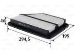 Valeo 585455 - Filtro Aria Oe 17220 Rma 505 Per CR-V Ii (Rd), CR-V Iii (Re), FR-V (Be)