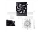 Tyc 825-0014 - Ventola Radiatore Oe 1341176 Per Astra G, Zafira A