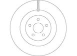 Trw DF6871 - Disco Freno Oe 1936713 Per Focus Iii