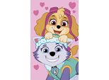 Jerry Fabrics Asciugamano Per Bambini Paw Patrol Rosa Cotone - Terry, 50/30 Cm