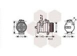 Van Wezel 0600K334 - Compressore Aria Condizionata Oe 64526921650 Per X5 (E53)