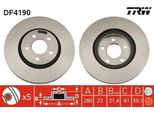 Trw DF4190 - Oe 4509994 Disco Freno Per Pt Cruiser (Pt)