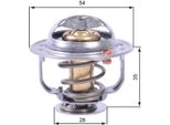 Gates TH43880G1 - Termostato Acqua Di Raffreddamento Oe 96440407 Per Captiva, Cruze (J300), Epica (KL1), Lacetti (J200), Antara (L07)