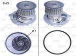 Valeo 506309 - Oe 24409355 Wasserpumpe FüR Rezzo (U100), Captiva, Zafira A, Zafira B, Vectra B (J96), Speedster (E01), Sintra (Apv), Frontera B (U99), Astra H, Astra G, Antara (L07)
