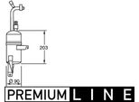 Mahle Ad 283 000P - Oe 1027047 Klimatrockner FüR Ka (Rb), Street Ka (RL2)