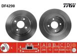 Trw DF4298 - Disco Freno Oe 1M50 2A315 Aa Per Focus (Daw, Dbw)