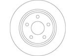 Trw DF6556 - Disco Freno Oe 2196429 Per Focus Iv