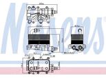 Nissens 90673 - Radiatore Olio Oe 17212249465 Per Serie 5 (E61), Serie 5 (E60), X3 (E83), Serie 7 (E65), Serie 6 (E64), Serie 6 (E63), Range Rover Iv (L405), Range Rover Iii (L322)